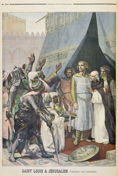 St. Louis in Jerusalem, illustration from the illustrated supplement of Le Petit Journal, 11th September, 1898 by Alexandre Cabanel